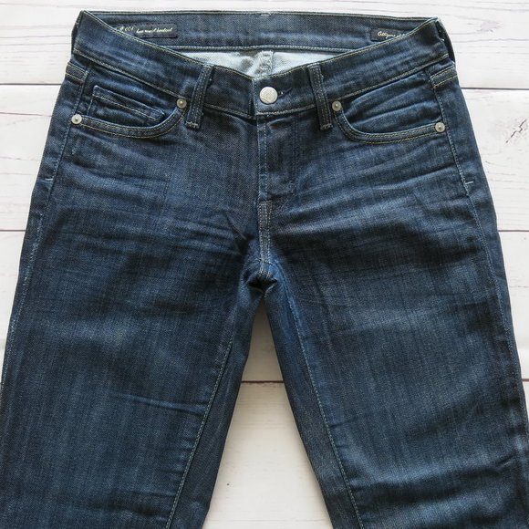 Citizens of Humanity Kelly #001 Stretch Low Waist Bootcut Denim Jeans - Size 25 - Picture 3 of 6